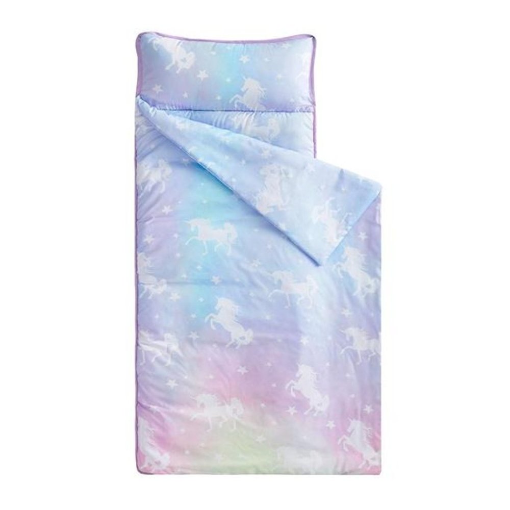 Nap Mat with Removable Pillow for Kids Toddler Boys Girls Daycare Preschool